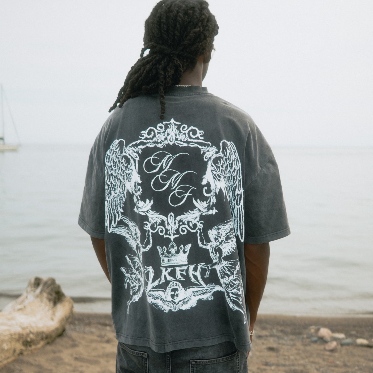 HOPE TEE - VINTAGE GREY