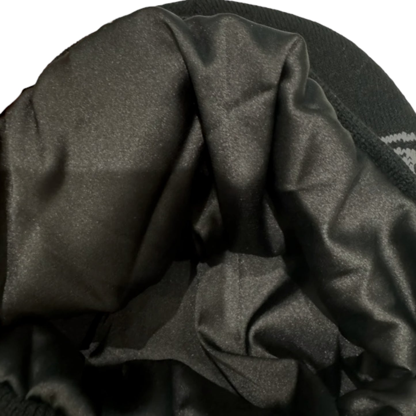 ONYX SATIN BEANIE